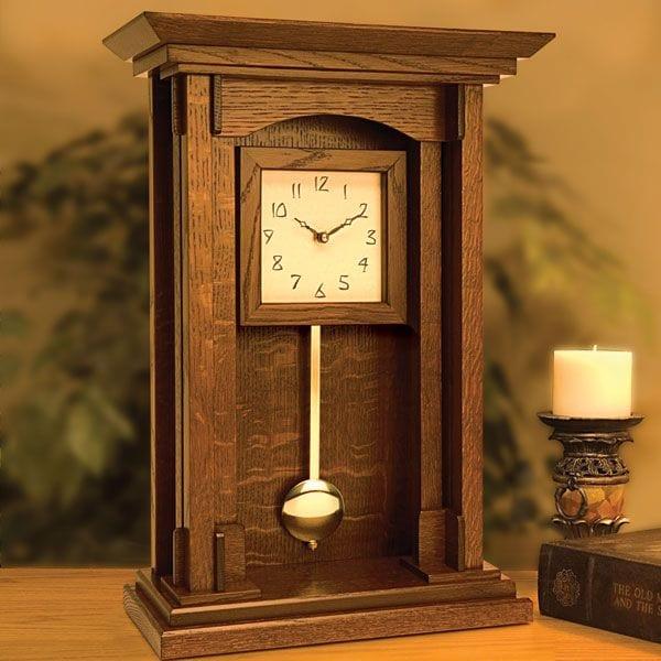 Arts and Crafts Pendulum Clock - Downloadable Plan